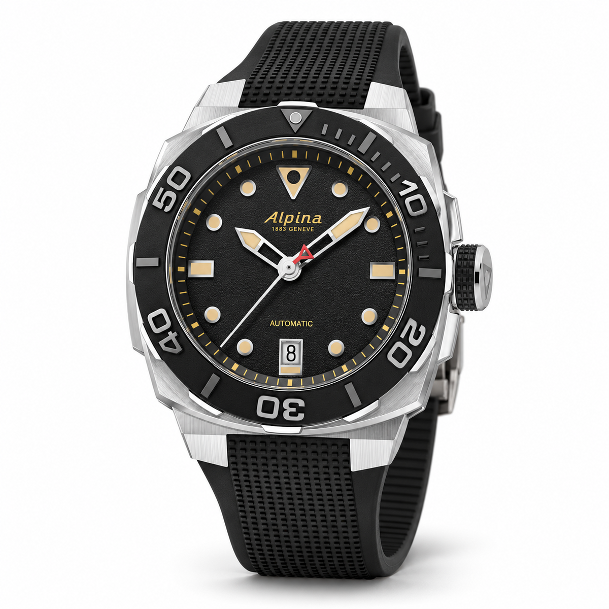 Alpina Seastrong Diver Extreme Automatic AL-525B3VE6 — vue de trois quarts