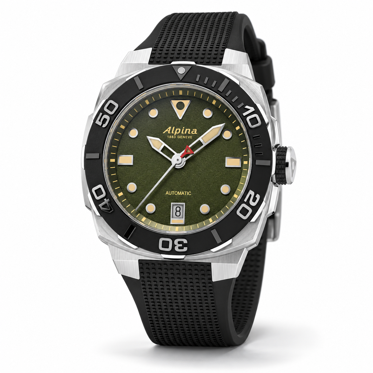 Alpina Seastrong Diver Extreme Automatic AL-525K3VE6 — vue de trois quarts