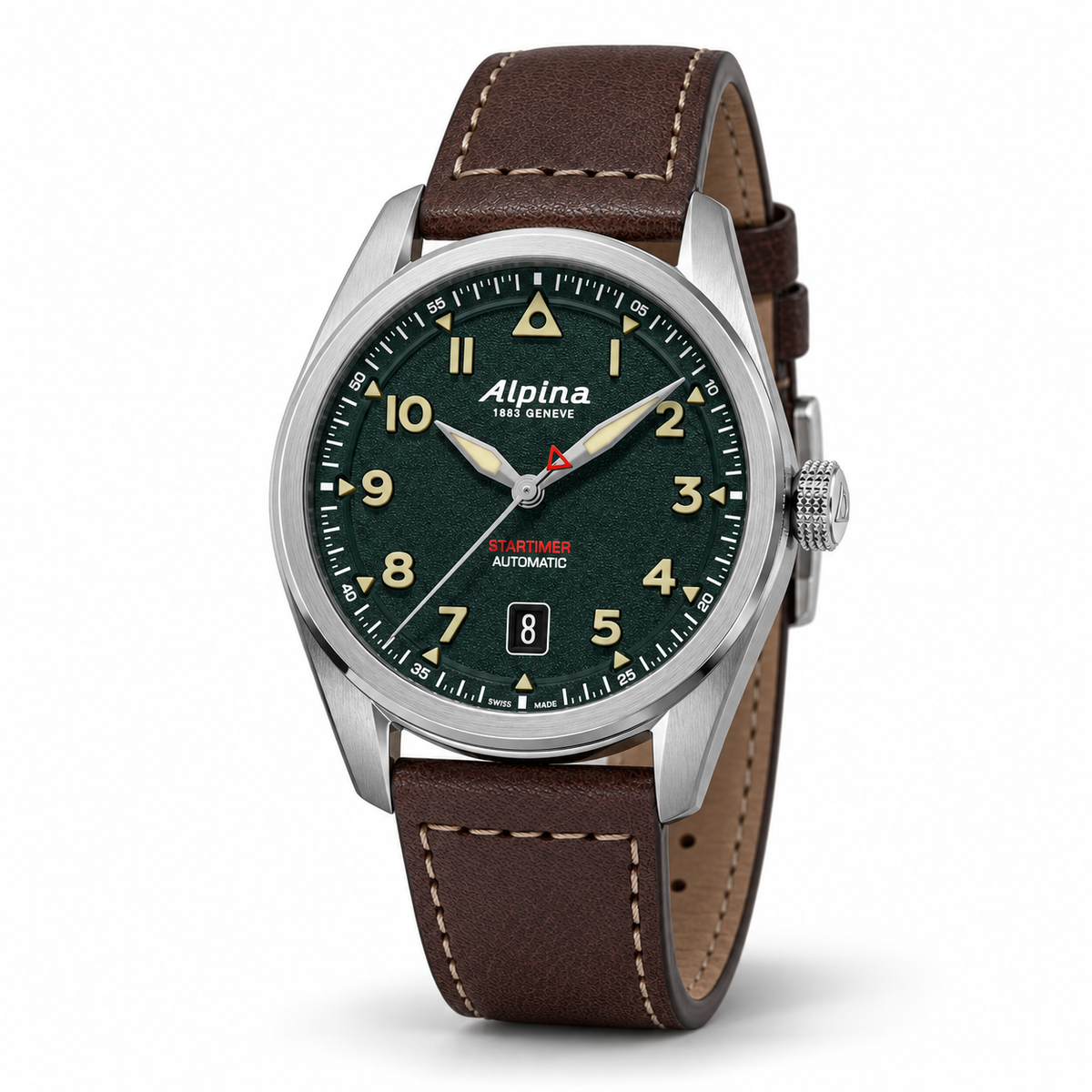 Alpina Startimer Pilot Automatic AL-525KW4S36 — vue de trois quarts
