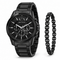 Armani Exchange | Banks Coffret Montre Homme AX7153SET — vue trois-quarts