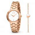 Armani Exchange | Jackie Coffret Montre Femme AX7175SET — vue trois-quarts