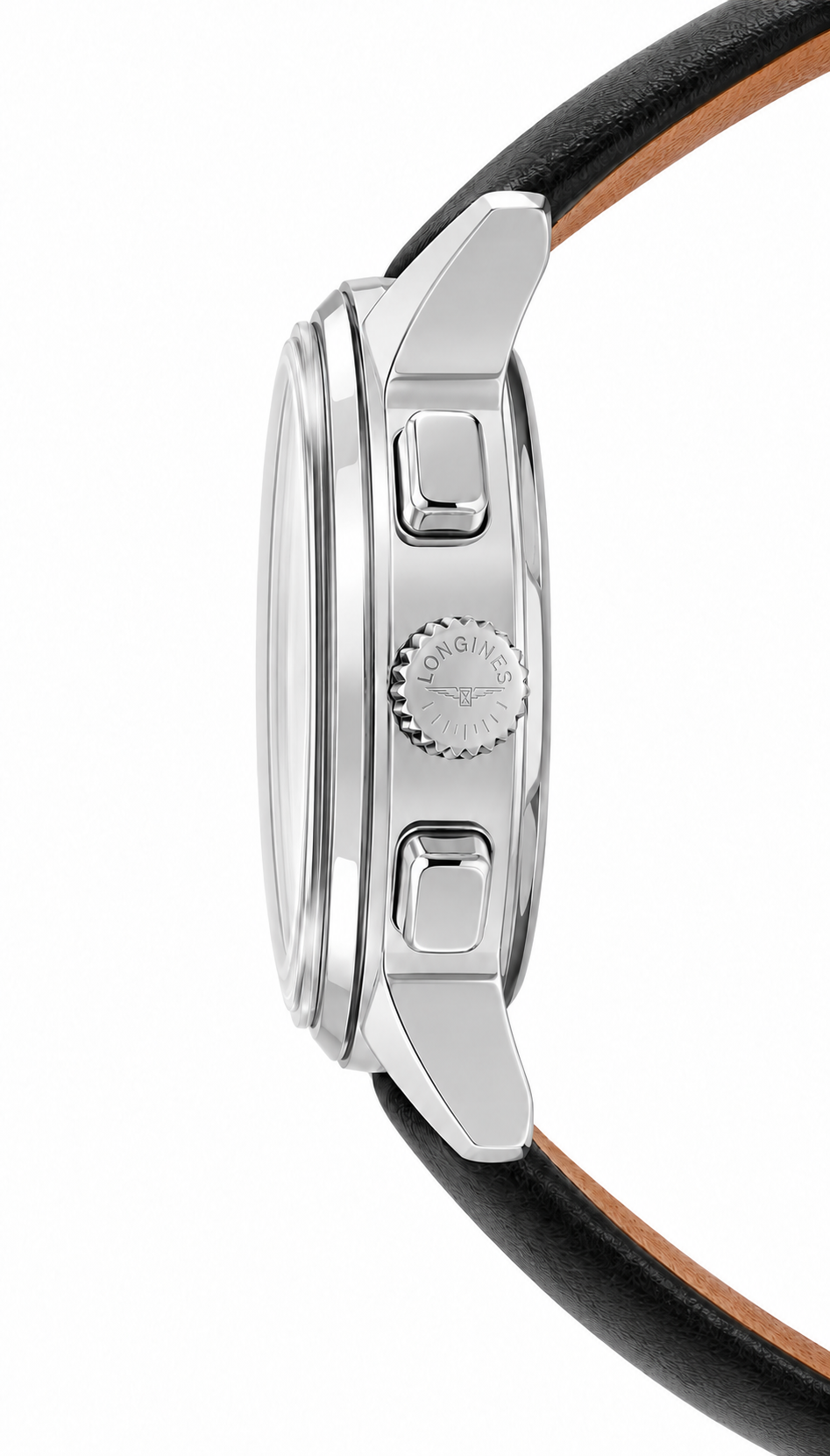 Longines Heritage Classic Chronograph 1946 L2.827.4.73.0 — vue de profil
