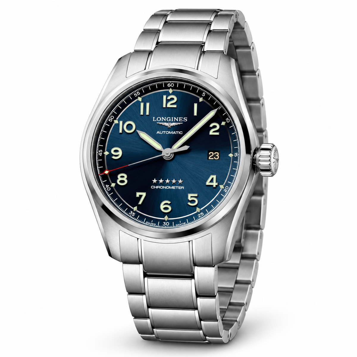 Longines Spirit Prestige Edition L3.810.4.93.9 — vue trois quarts