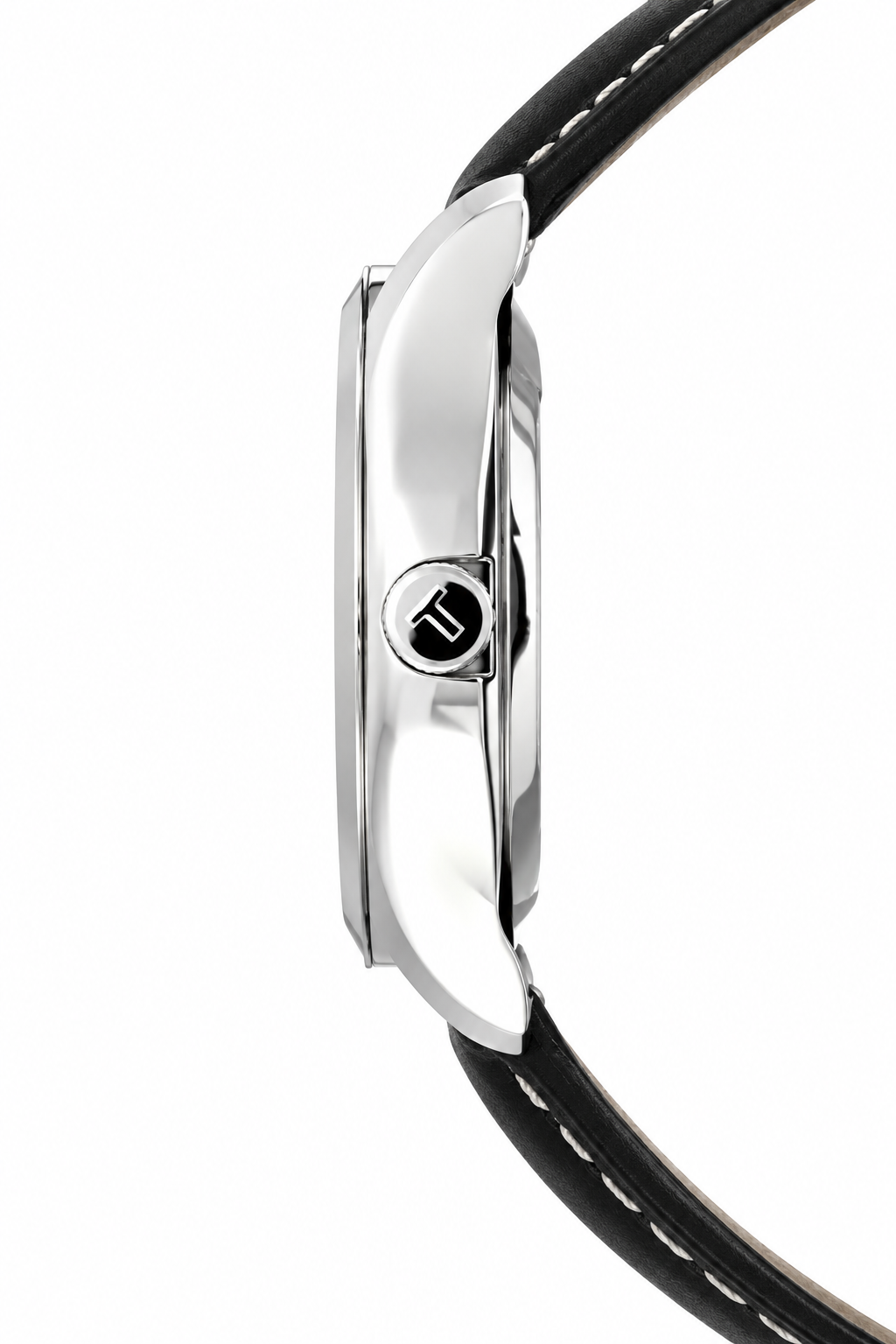 Tissot Couturier Quartz Secret Date T035.446.16.051.02 — vue de profil