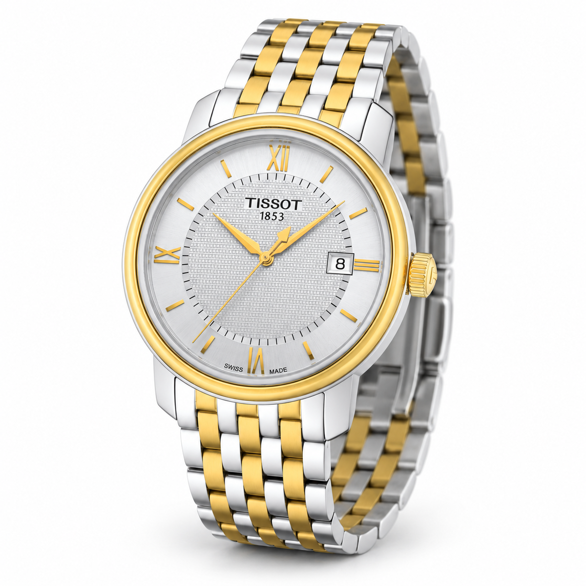 Tissot Bridgeport T097.410.22.038.00 — vue trois quarts