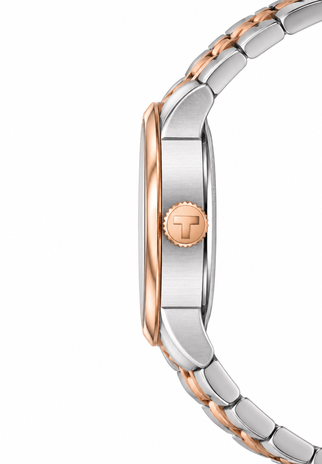 Tissot Chemin des Tourelles Powermatic 80 Helvetic Pride Lady T099.207.22.118.01 — vue de profil