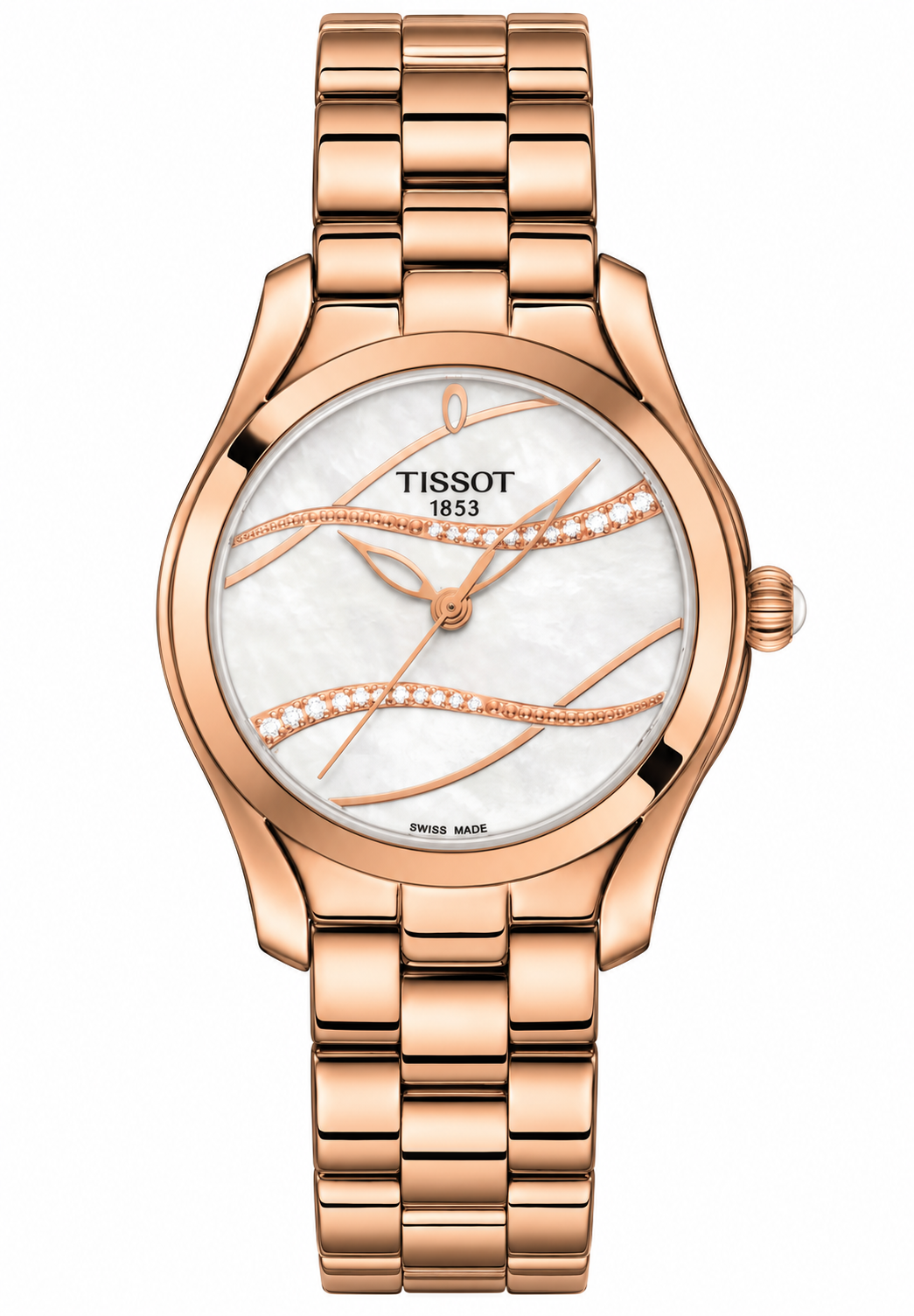 Tissot T-Wave Diamonds T112.210.33.111.00 — vue de face