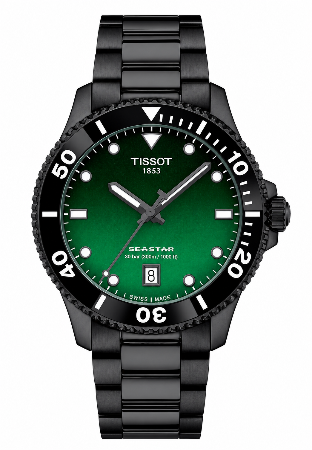Tissot Seastar 1000 Quartz T120.410.33.091.00 — vue de face