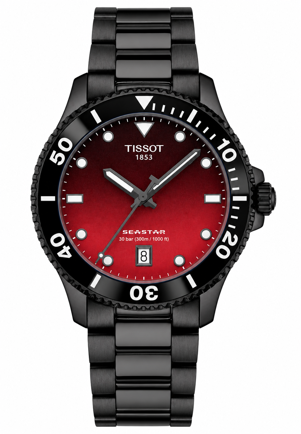 Tissot Seastar 1000 Quartz T120.410.33.421.00 — vue de face
