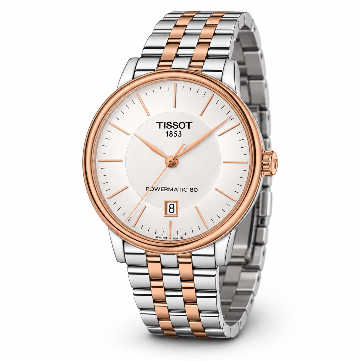 Tissot Carson Premium Powermatic 80 T122.407.22.031.01 — vue trois quarts