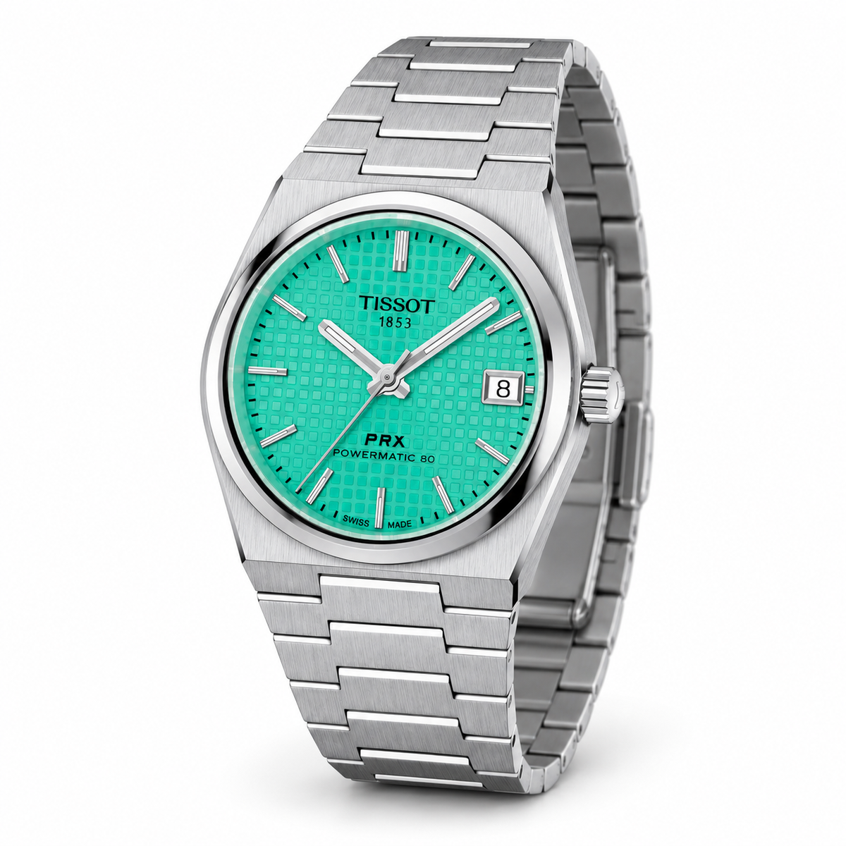 Tissot PRX Powermatic 80 T137.207.11.091.01 — vue trois quarts