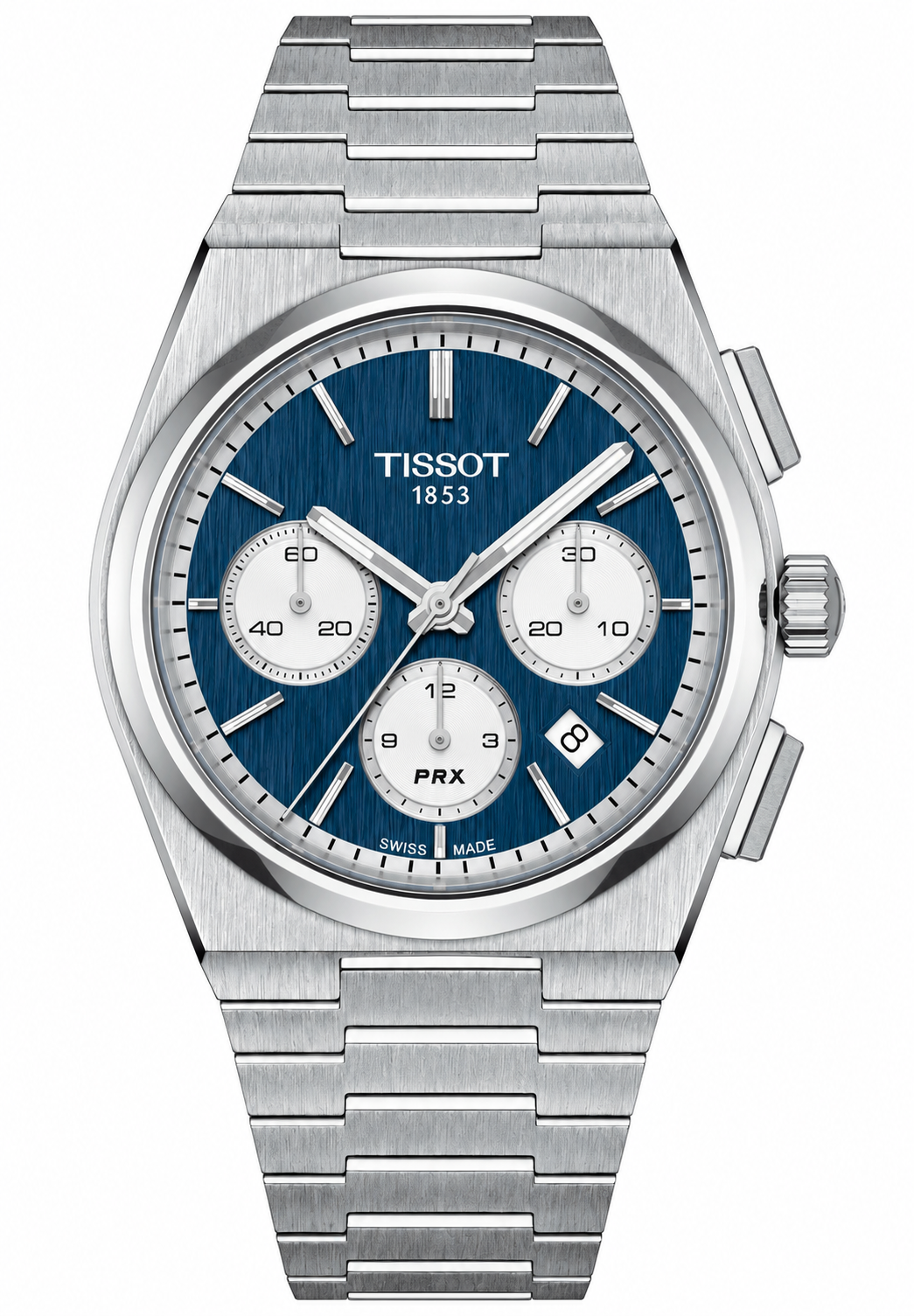 Tissot PRX Automatic Chronograph T137.427.11.041.00 — vue de face
