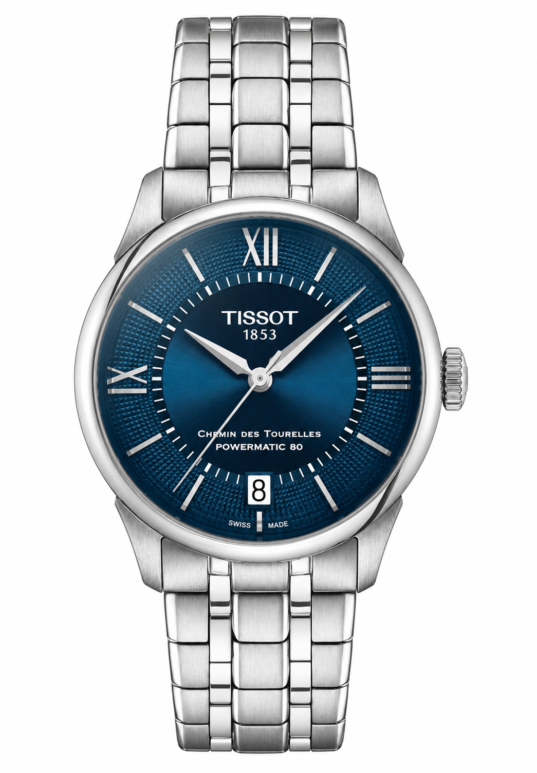 Tissot Chemin des Tourelles Powermatic 80 T139.207.11.048.00 — vue de face