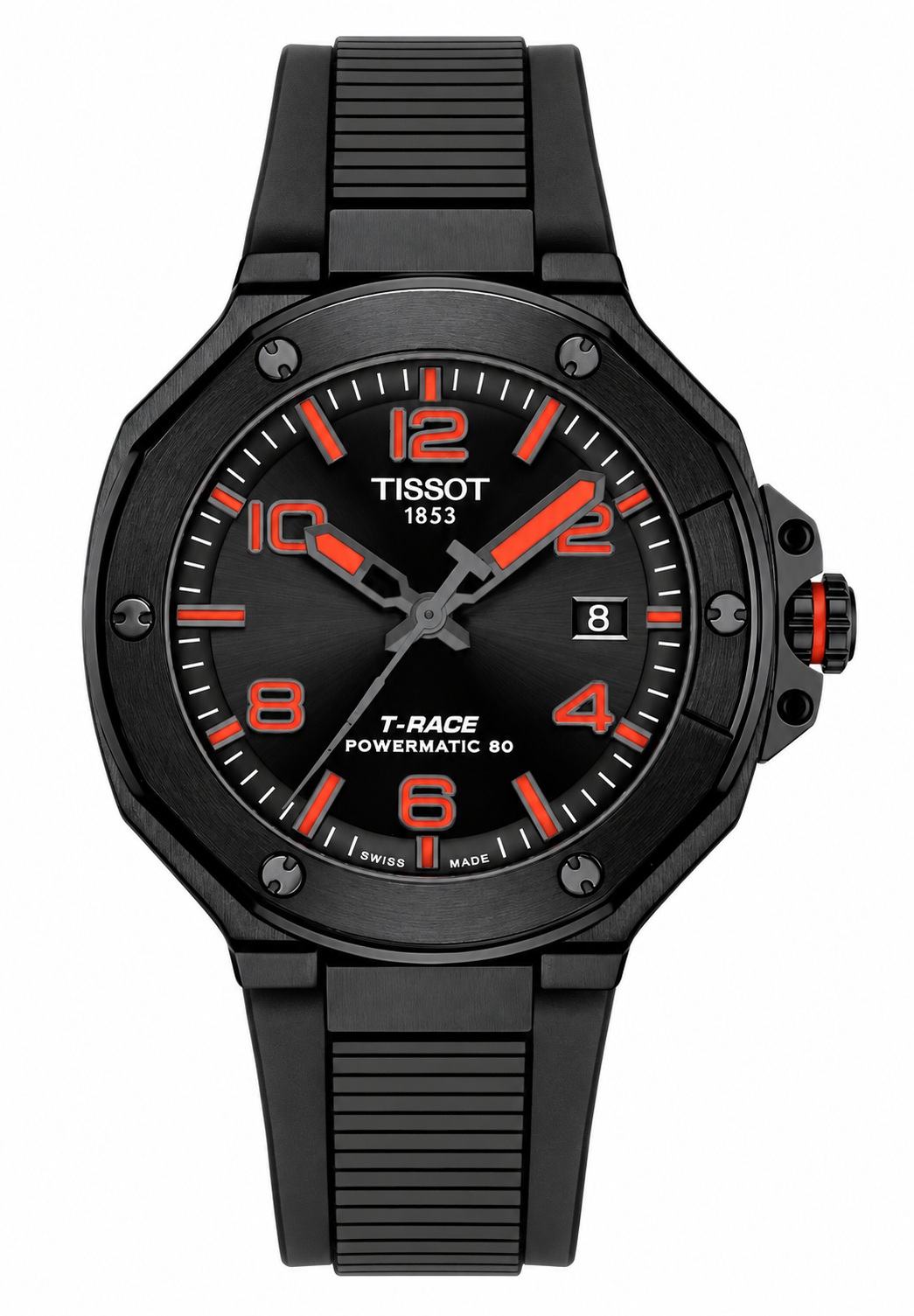 Tissot T-Race Powermatic 80 T141.807.37.057.00 — vue de face